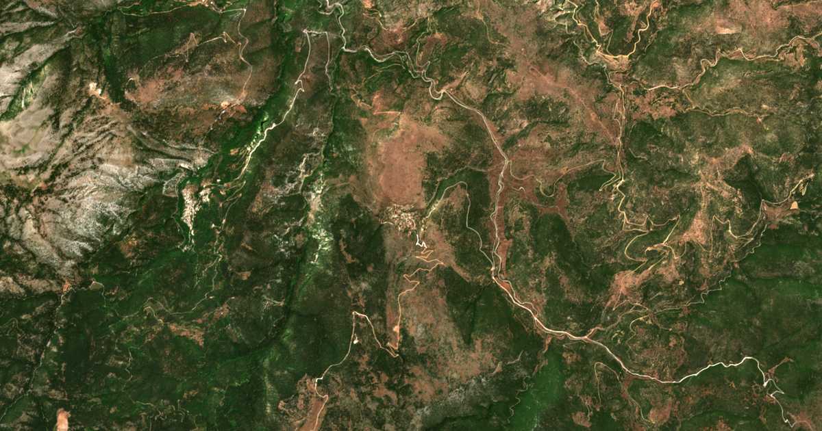 Carte satellite de Prastós