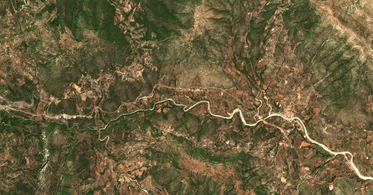Carte satellite de Prossília