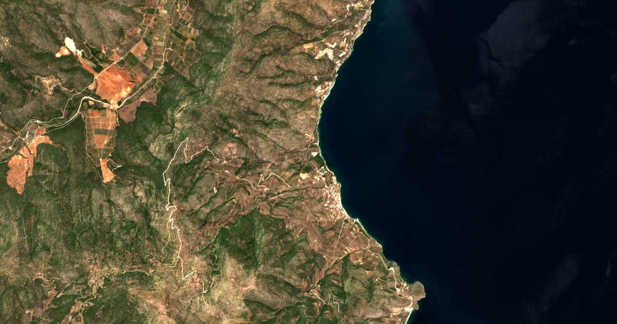 Carte satellite de Xiropígado