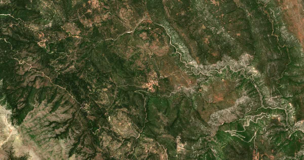Carte satellite de Paleochóri
