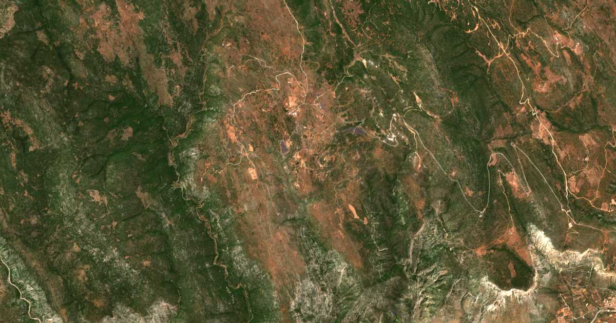 Carte satellite de Vaskína