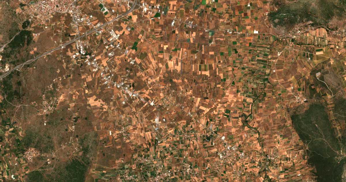Carte satellite de Ágios Sóstis