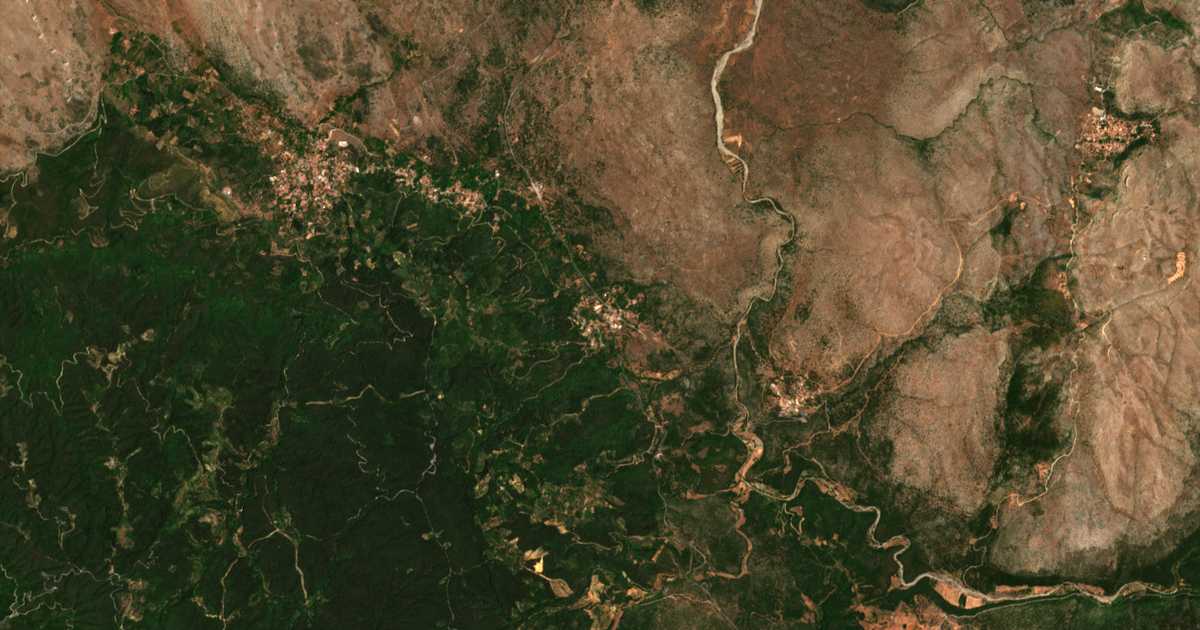 Carte satellite de Alepochóri