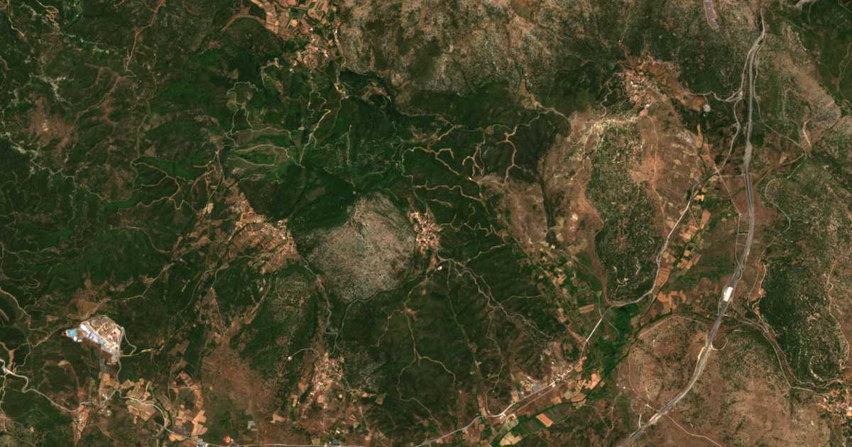 Carte satellite de Aséa