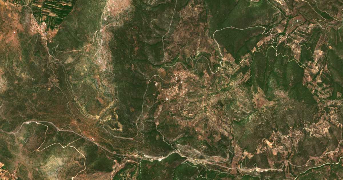 Carte satellite de Eleochóri