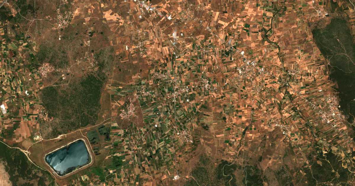 Carte satellite de Kerasítsa