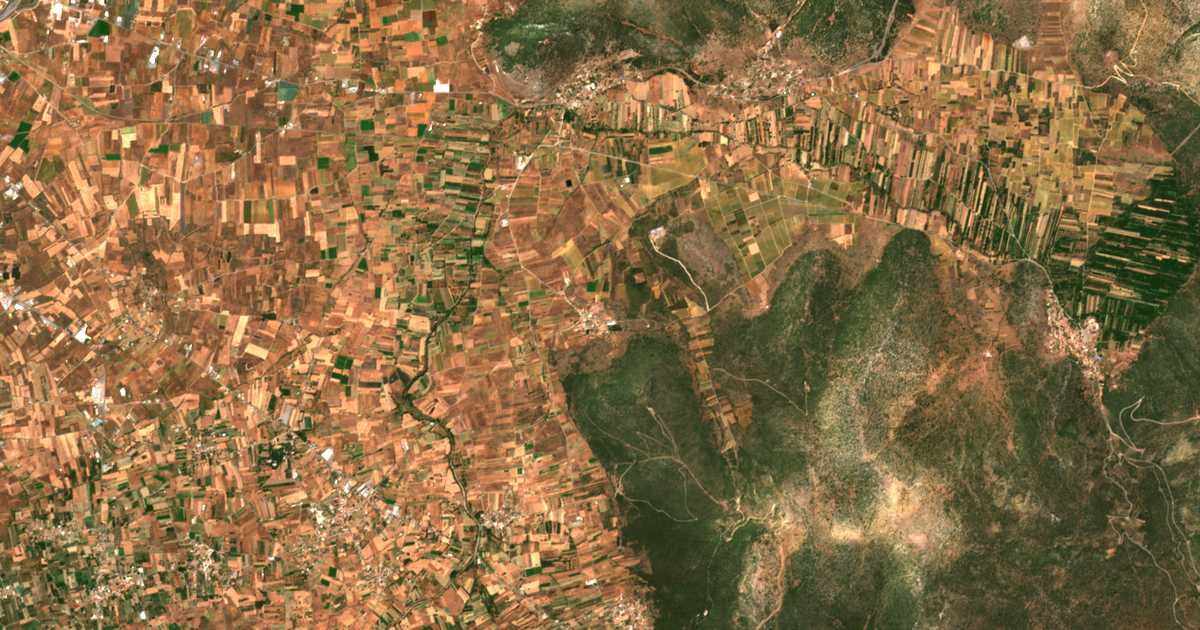 Carte satellite de Lithovoúnia