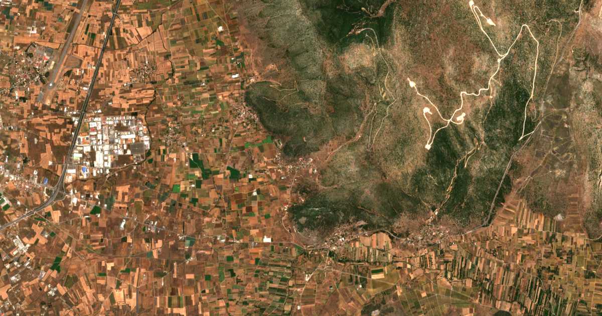 Carte satellite de Neochóri