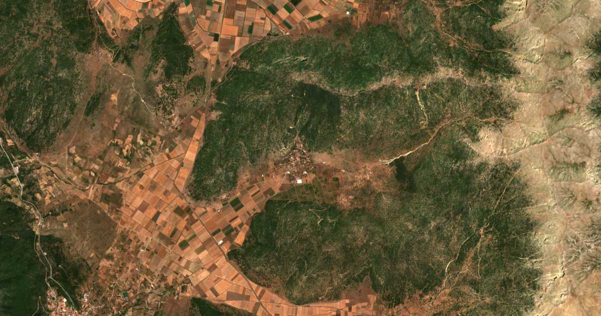 Carte satellite de Paleópyrgos