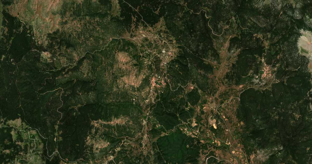 Carte satellite de Piána