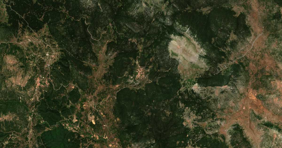 Carte satellite de Roïnó