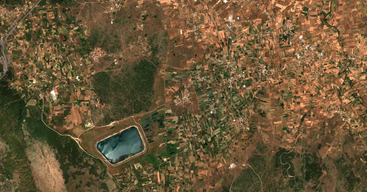 Carte satellite de Vounó