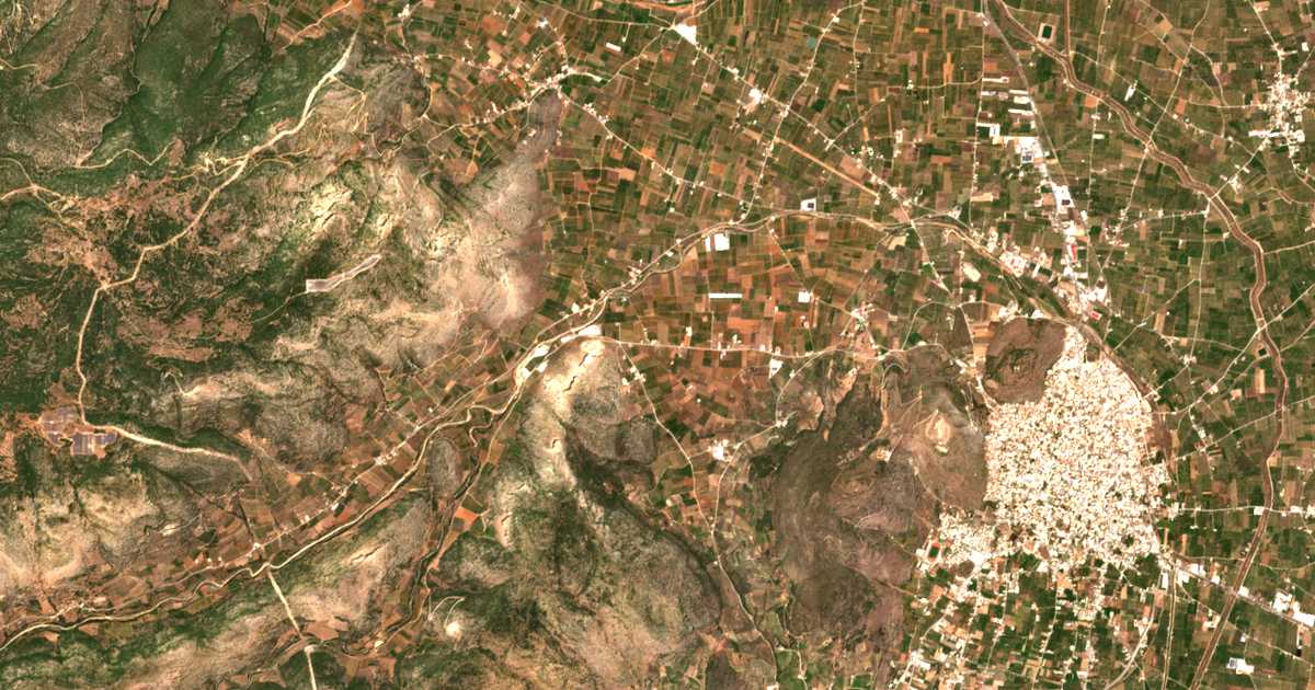 Carte satellite de Ákova