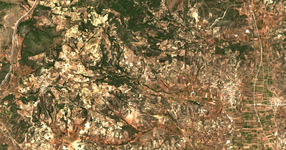 Carte satellite de Bórsas