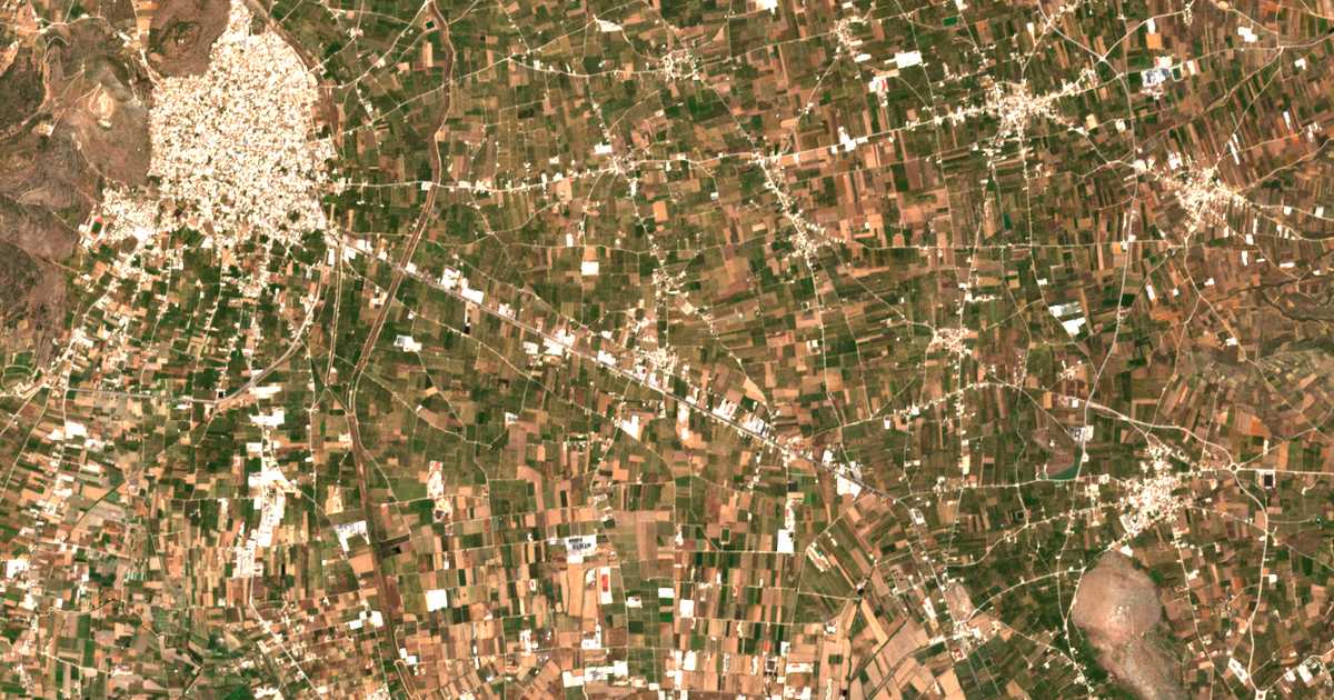 Carte satellite de Dalamanára