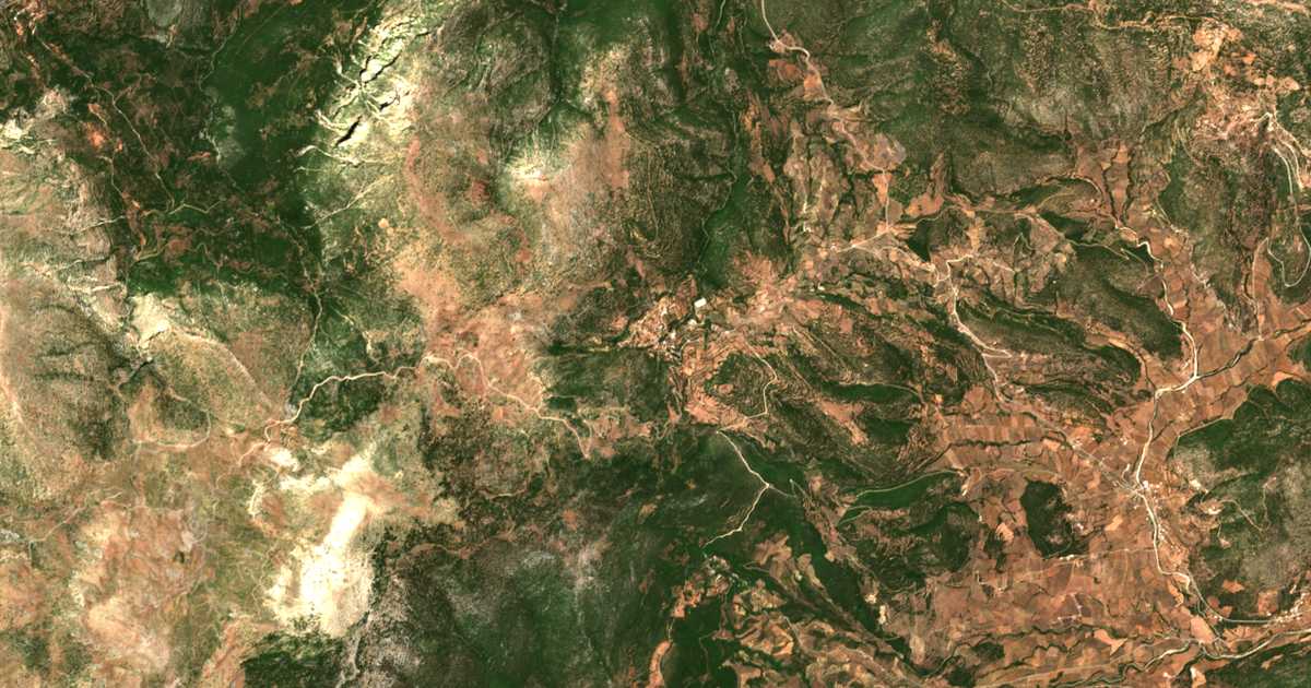 Carte satellite de Karyá