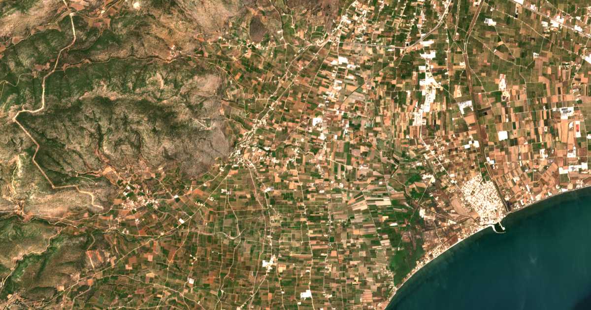Carte satellite de Kefalárion
