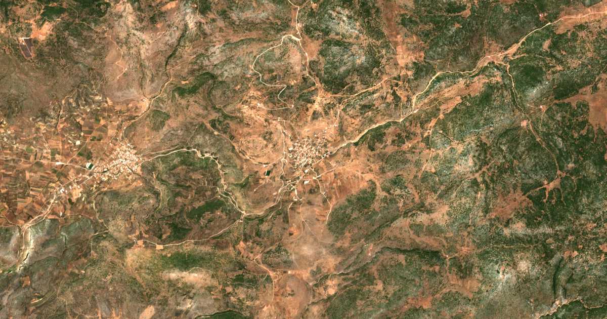 Carte satellite de Límnes