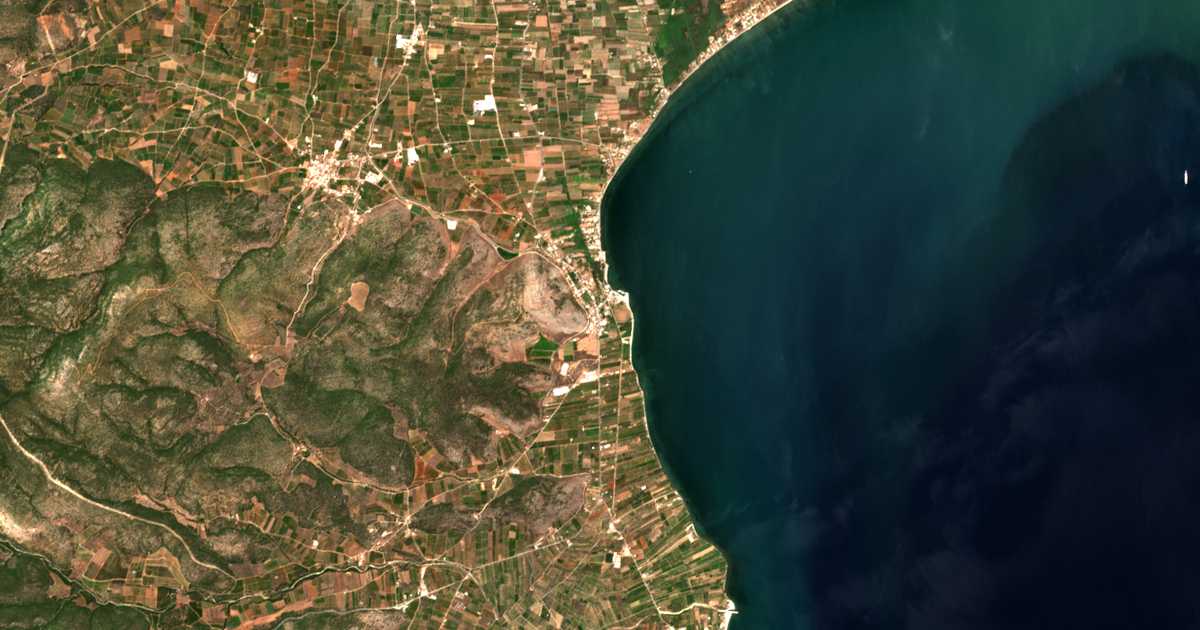 Carte satellite de Mýloi
