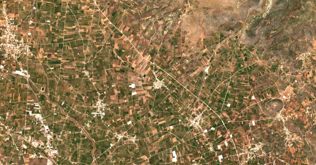 Carte satellite de Néon Iraíon
