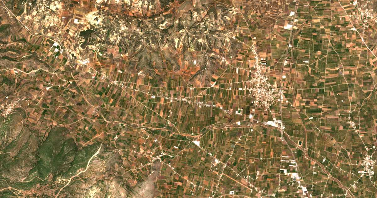 Carte satellite de Panórama