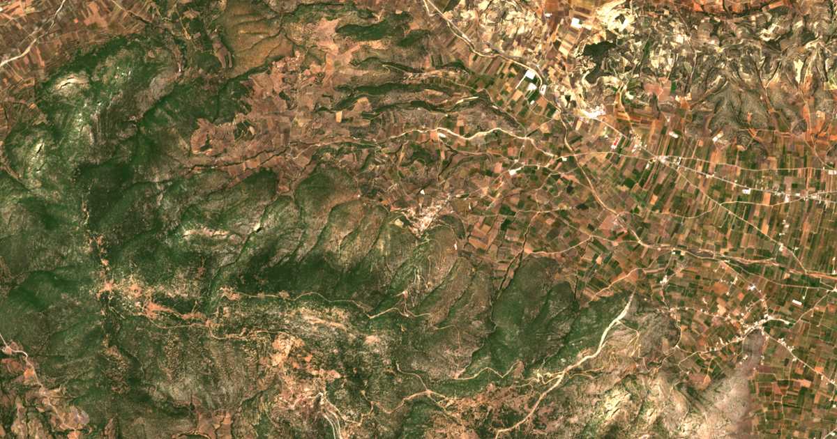 Carte satellite de Schinochórion