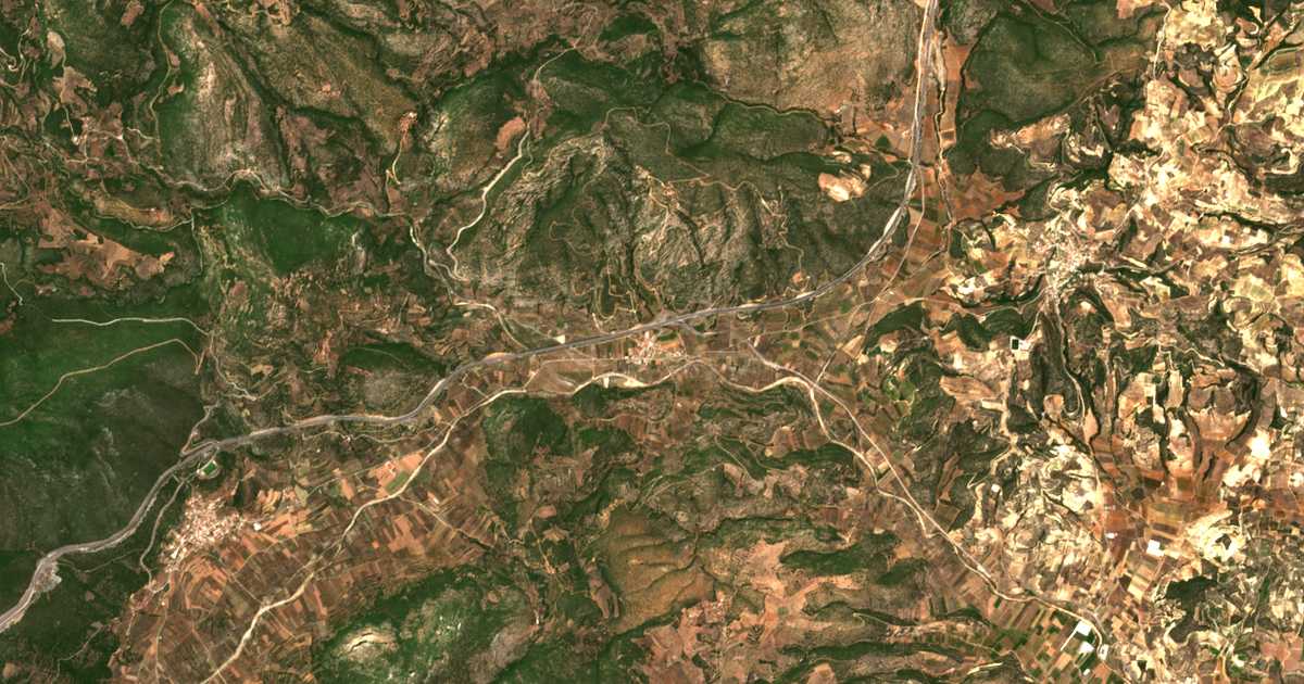 Carte satellite de Stérna