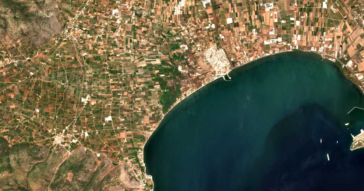 Carte satellite de Timénion