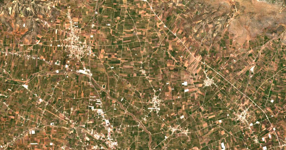 Carte satellite de Trístraton