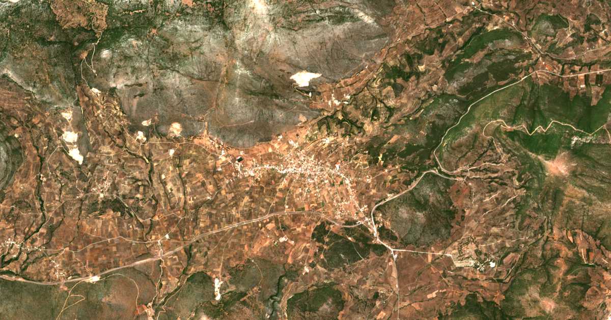 Carte satellite de Lygourió