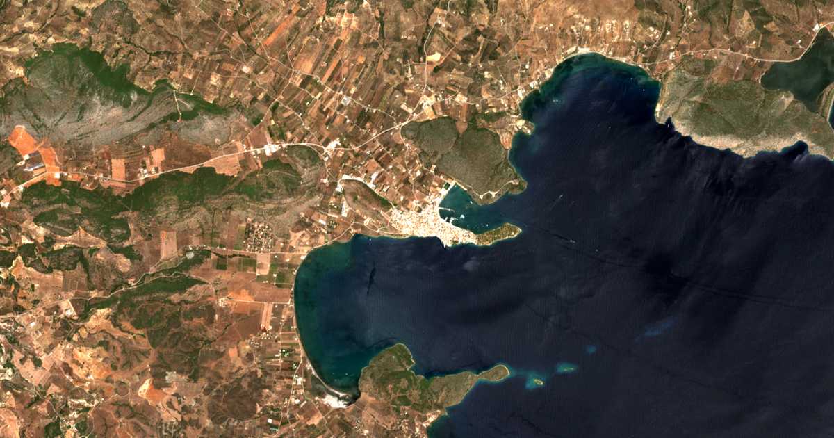 Carte satellite de Hermione