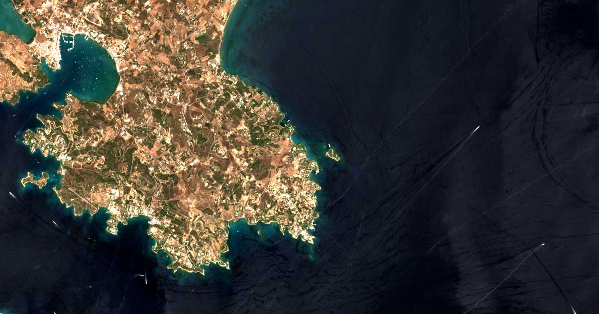 Carte satellite de Kounoúpi