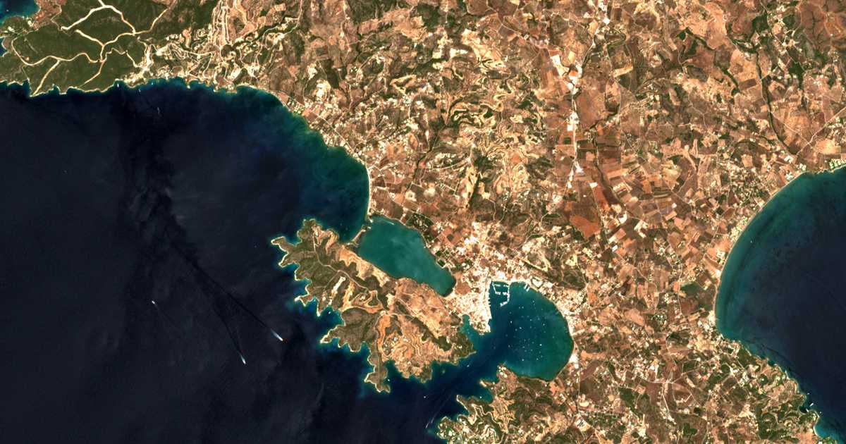 Carte satellite de Ververoúda