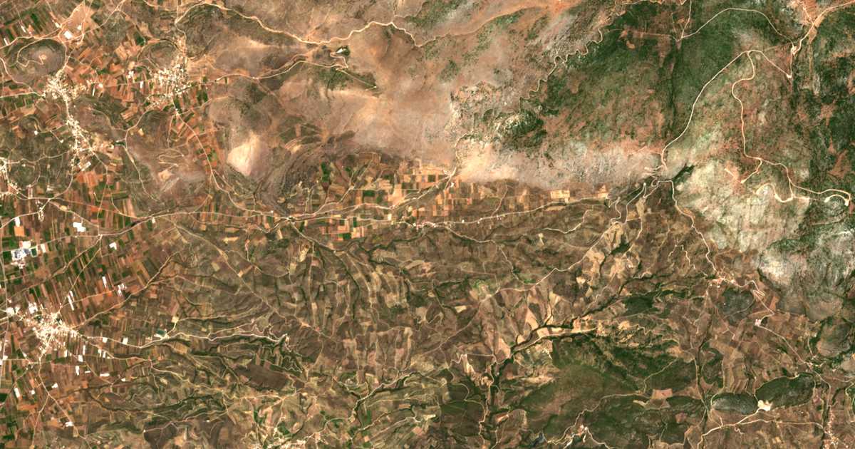 Carte satellite de Amarianós