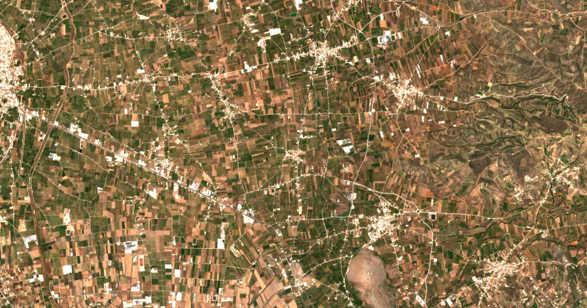Carte satellite de Argolikón