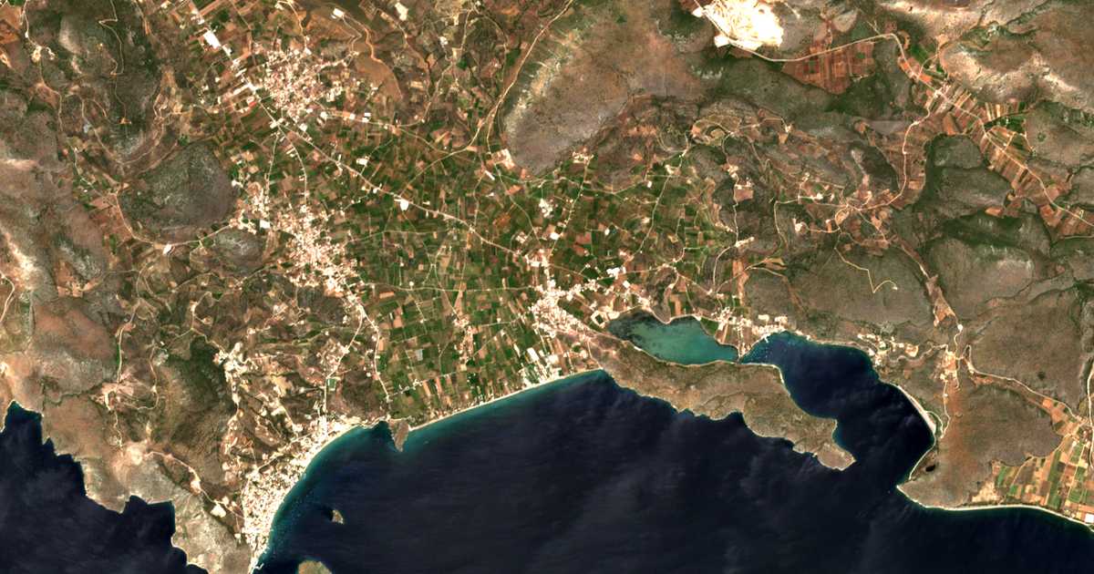 Carte satellite de Drépano