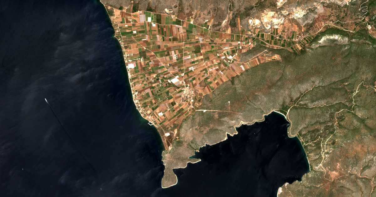 Carte satellite de Íria