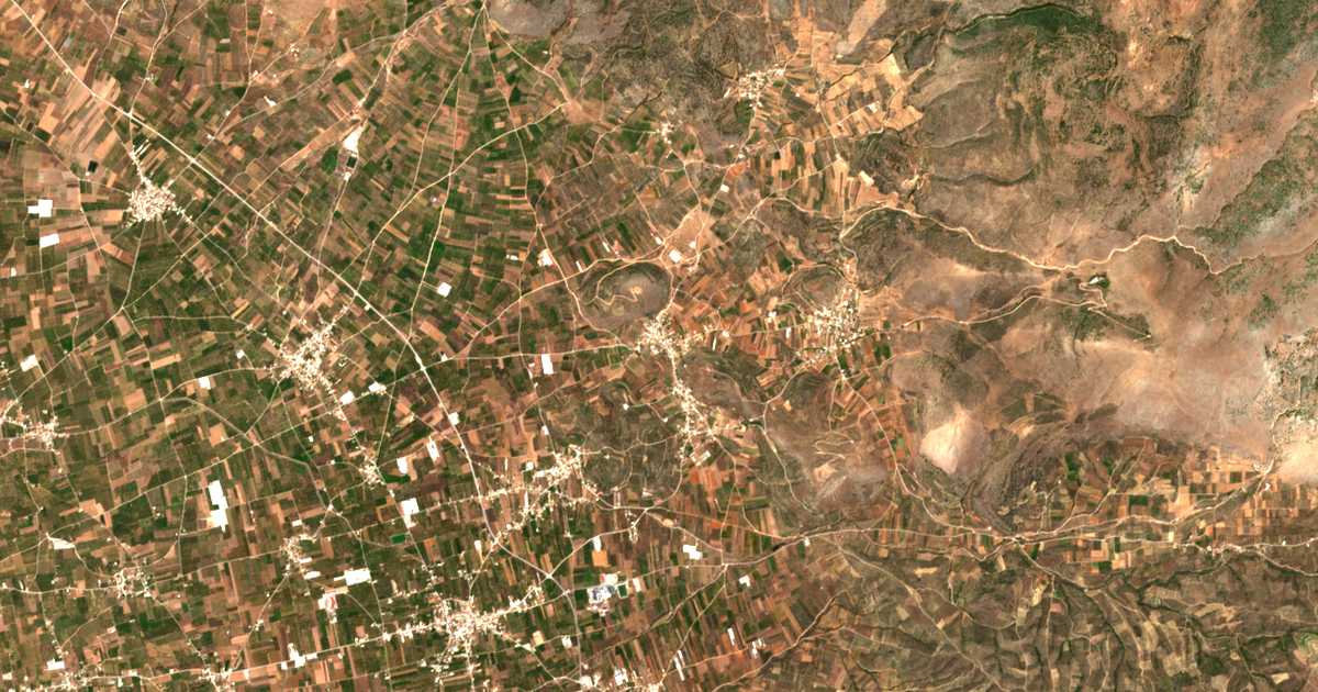 Carte satellite de Mánesis