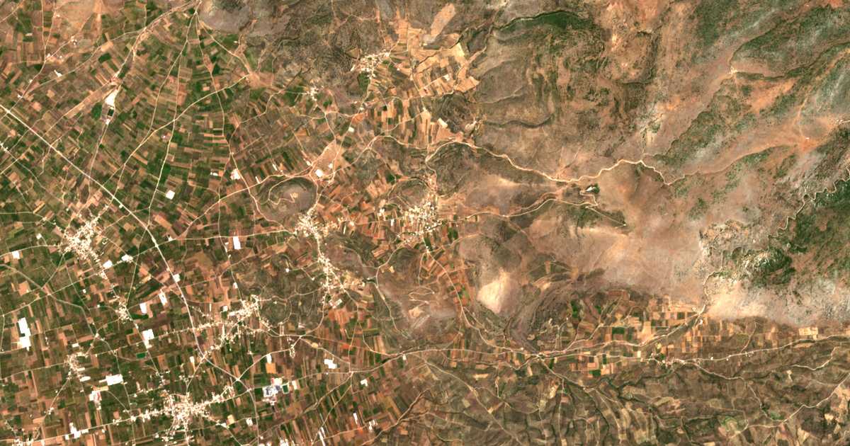 Carte satellite de Midéa