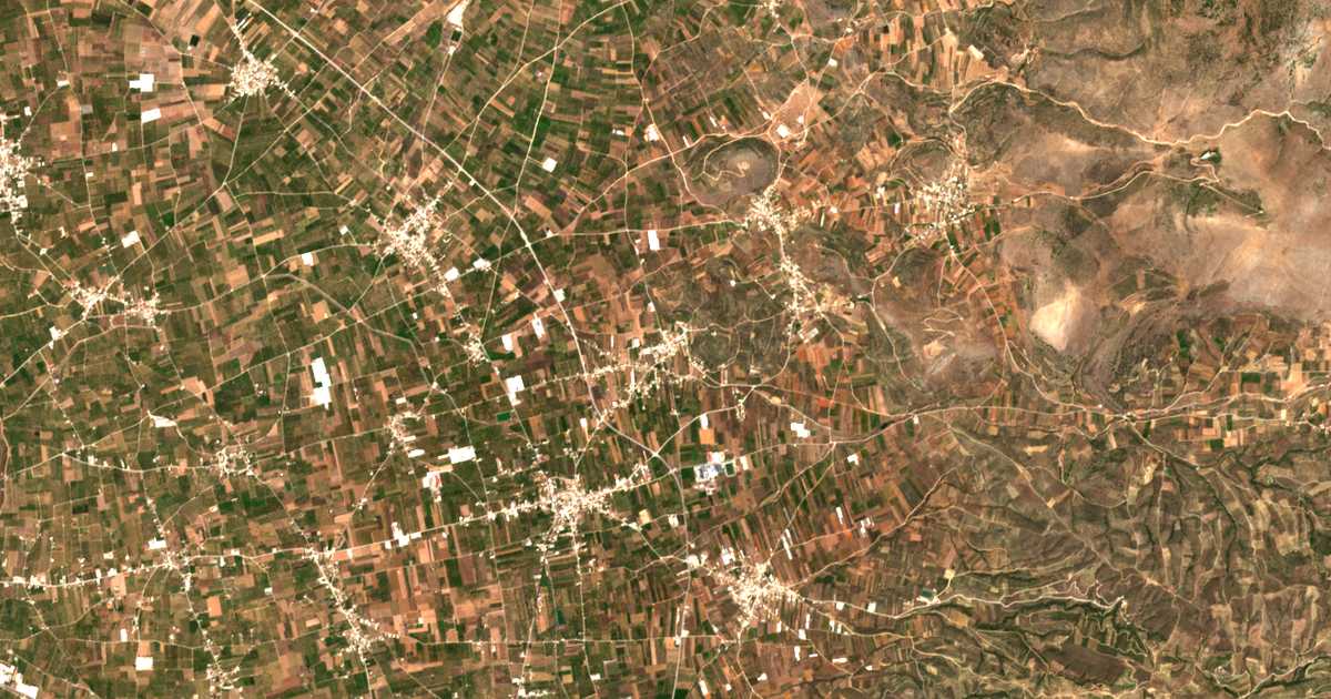 Carte satellite de Poullakída