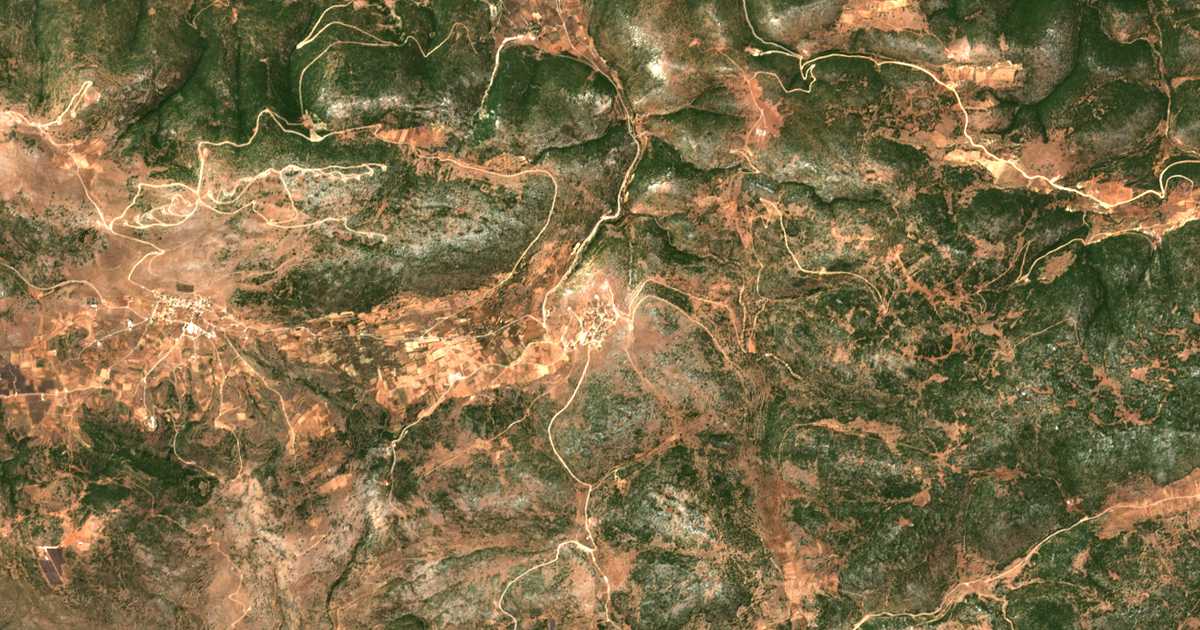 Carte satellite de Agionóri