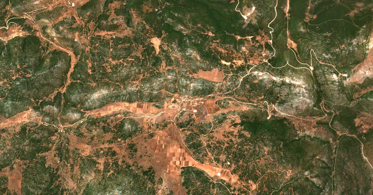 Carte satellite de Angelókastro