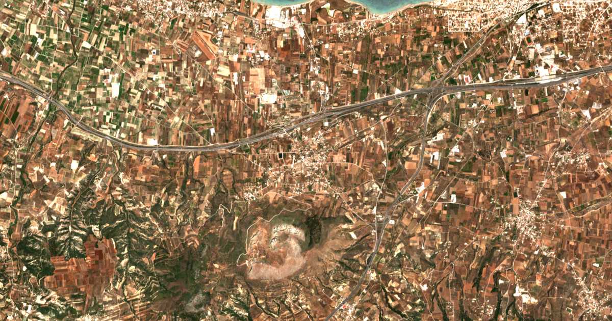 Carte satellite de Ancienne Corinthe