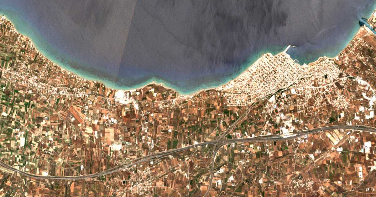 Carte satellite de Archaío Limáni