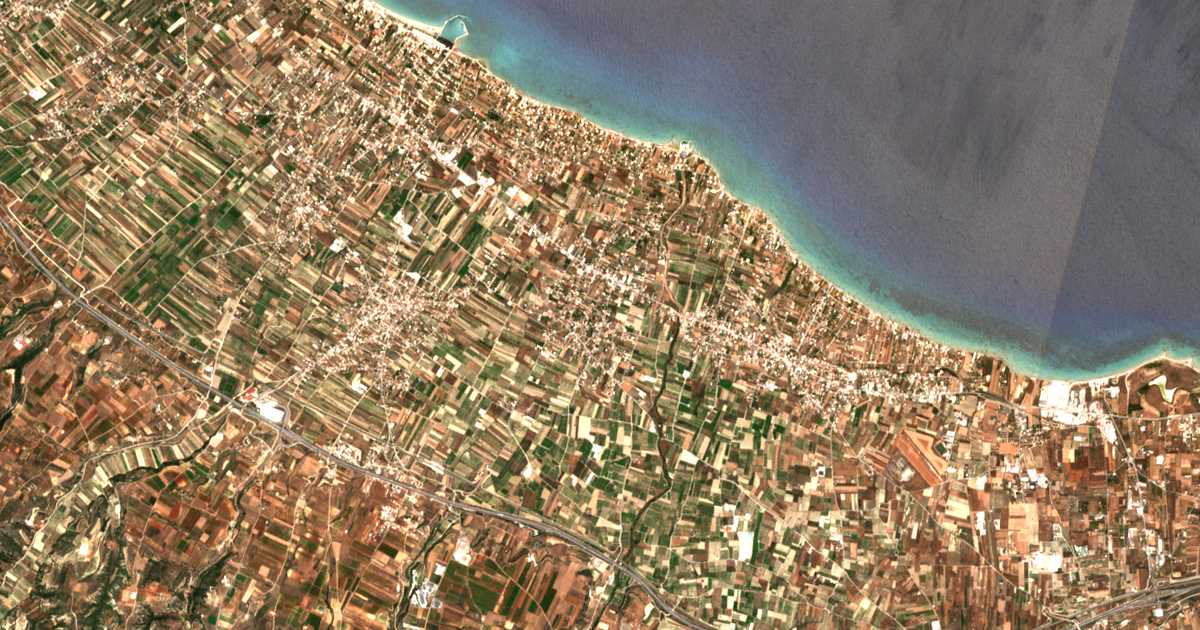 Carte satellite de Ássos