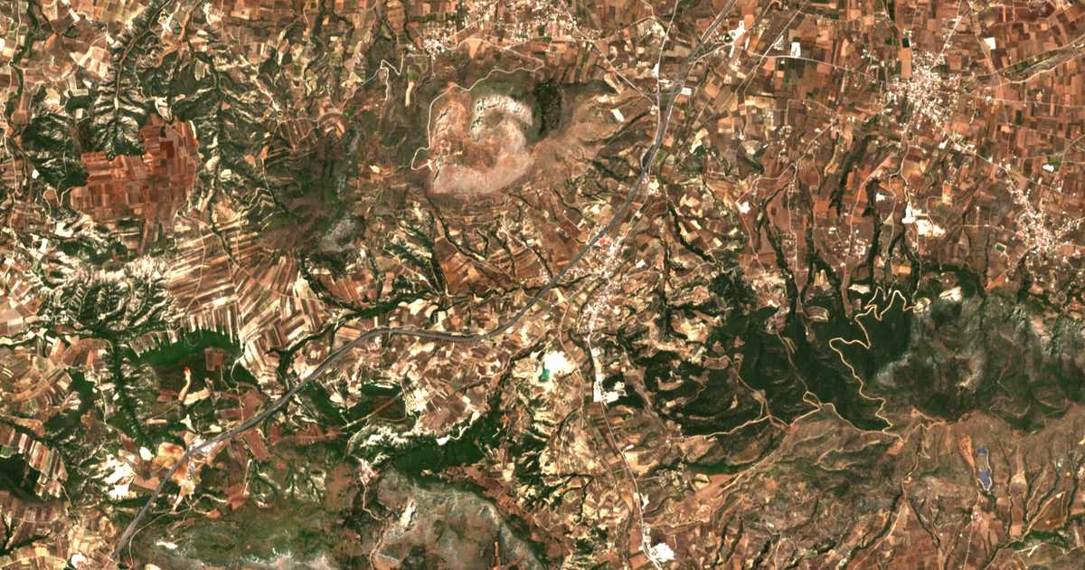 Carte satellite de Bekiánika