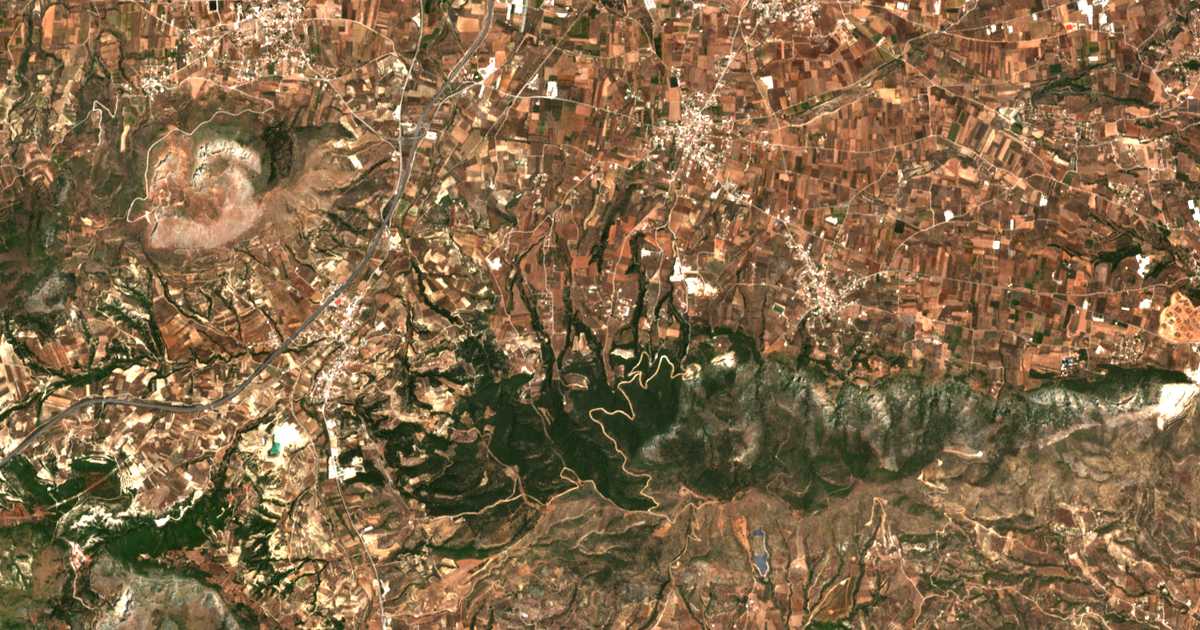 Carte satellite de Ierá Moní Agías Triádos