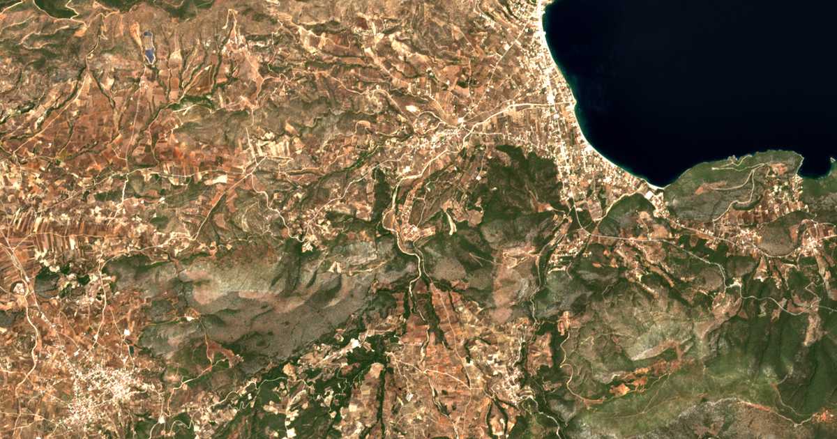 Carte satellite de Ntrássa