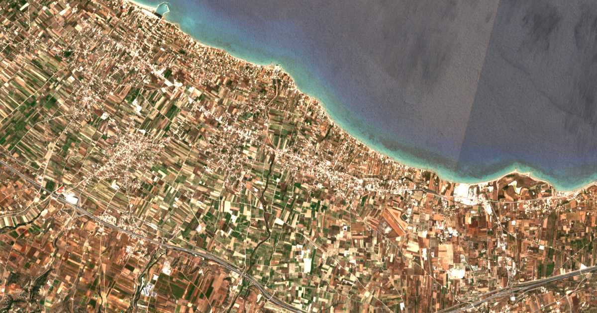 Carte satellite de Perigiálion