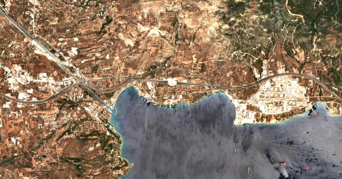 Carte satellite de Ágios Charálampos